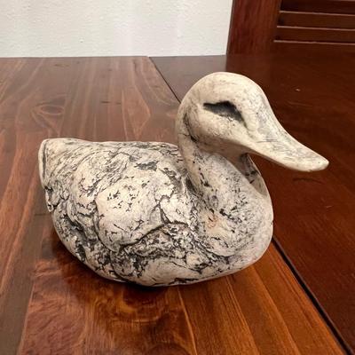 RED MILL WOODEN DUCK & SHAPES OF CLAY MT. ST. HELEN ASH DUCK