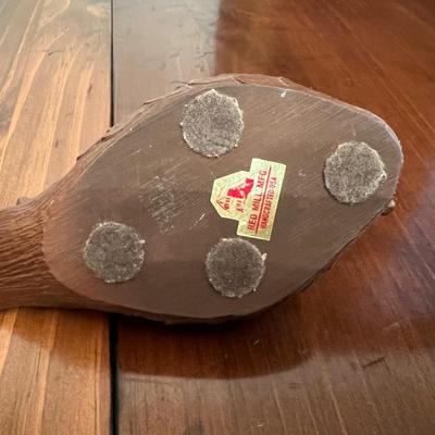 RED MILL WOODEN DUCK & SHAPES OF CLAY MT. ST. HELEN ASH DUCK