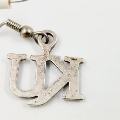 .925 SILVER KU EARRINGS
