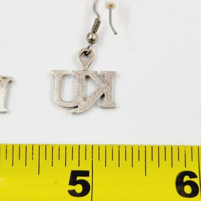 .925 SILVER KU EARRINGS