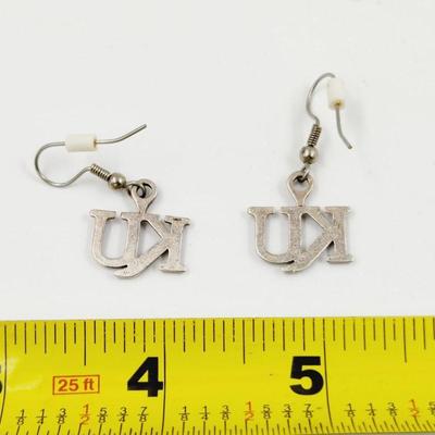 .925 SILVER KU EARRINGS