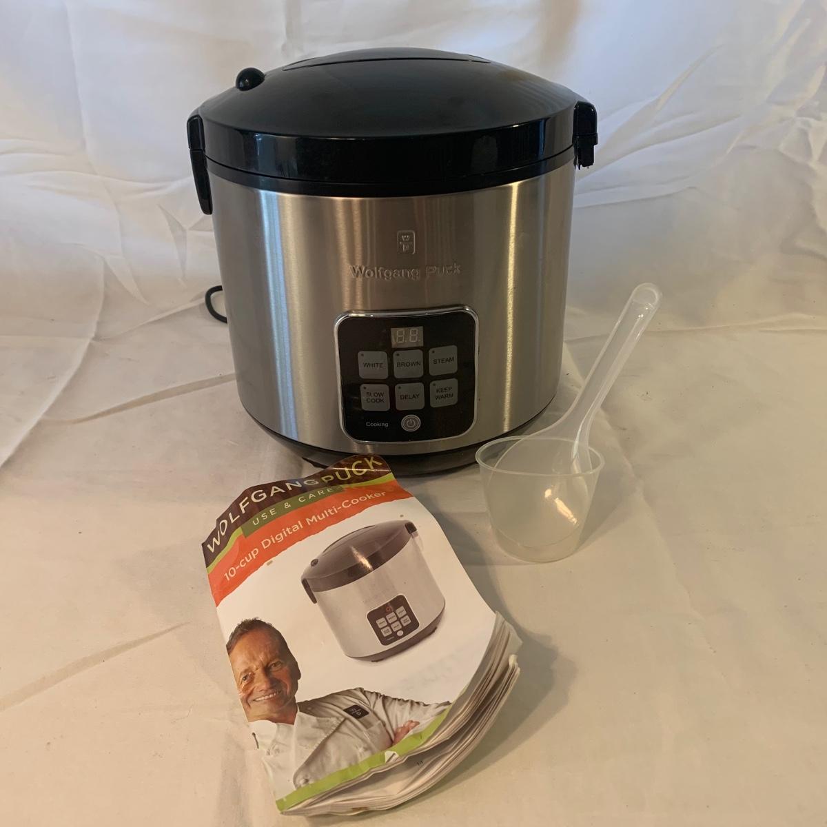 Wolfgang Puck Rice Cooker, Sushi Mats, & Microwave Rice Cooker (K