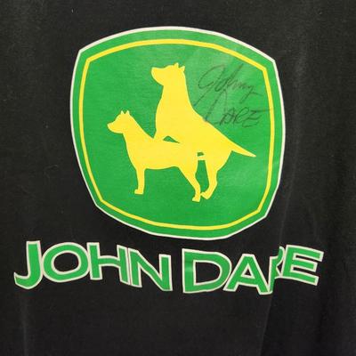 KANSAS CITY JOHNNY DARE SIGNED TSHIRT SIZE XL