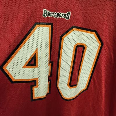 BUCCANEERS #40 2 XXL ALSTOTT UNSIGNED JERSEY