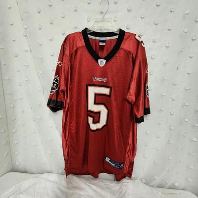 BUCCANEER #5 SIZE LARGE FREEMAN FOOTBALL JERSEY (UNSIGNED)