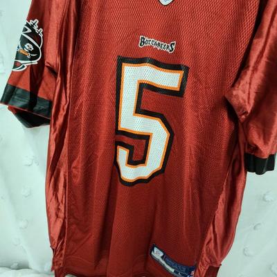 BUCCANEER #5 SIZE LARGE FREEMAN FOOTBALL JERSEY (UNSIGNED)