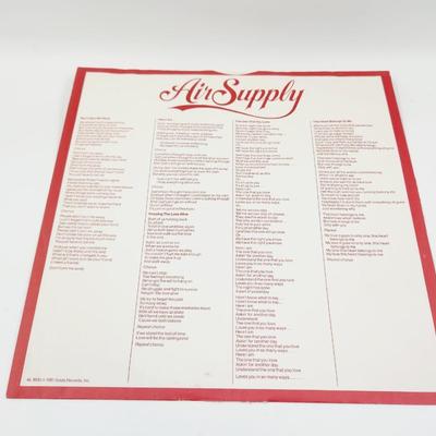 AIR SUPPLY THE ONE THAT YOU LOVE RECORD ALBUM