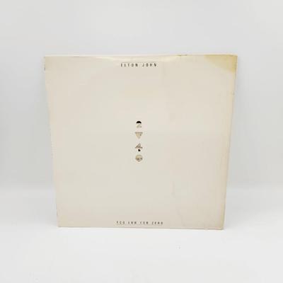 ELTON JOHN TOO LOW FOR ZERO RECORD ALBUM