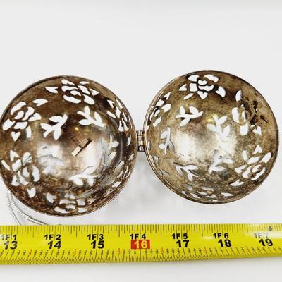 VINTAGE SILVER PLATED POTPOURRI ORNAMENT