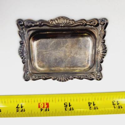 VINTAGE MINIATURE SILVER PLATE TRAY