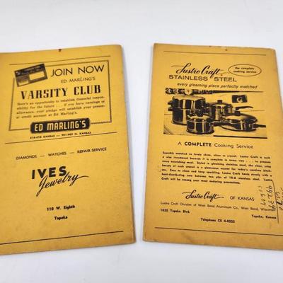 TOPEKA HIGH SCHOOL DIRECTORY 1959 AND 1960S