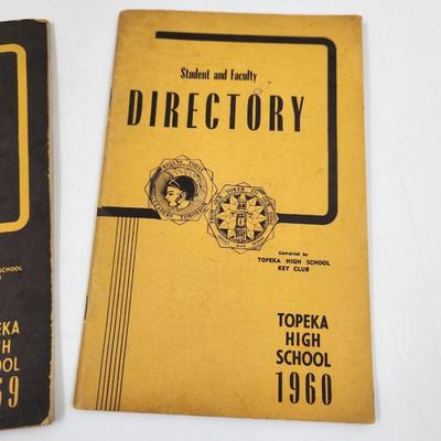 TOPEKA HIGH SCHOOL DIRECTORY 1959 AND 1960S