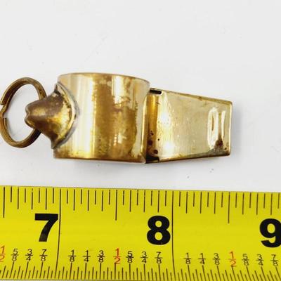 VINTAGE BRASS ACME THUNDERER WHISTLE