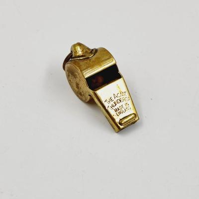 VINTAGE BRASS ACME THUNDERER WHISTLE