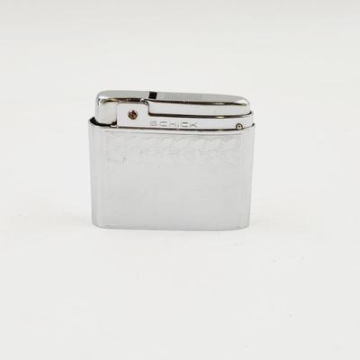 VINTAGE SCHICK SILVER TONED BUTANE LIGHTER