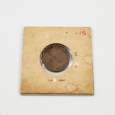 1938 GERMAN NAZI BRONZE COIN