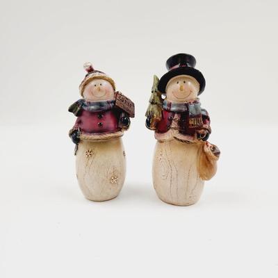 CUTE LITTLE SNOWMAN DUO DECOR