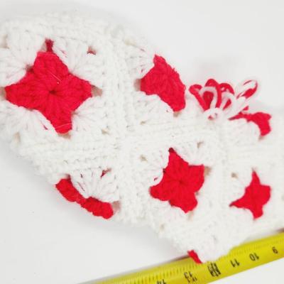 VINTAGE KNITTED CHRISTMAS STOCKING