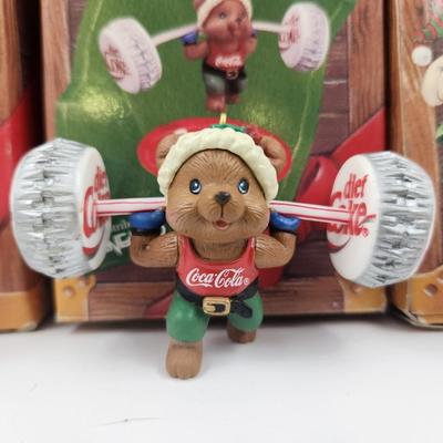 3 SET COCA-COLA DIET COKE VINTAGE ORNAMENT COLLECTABLES