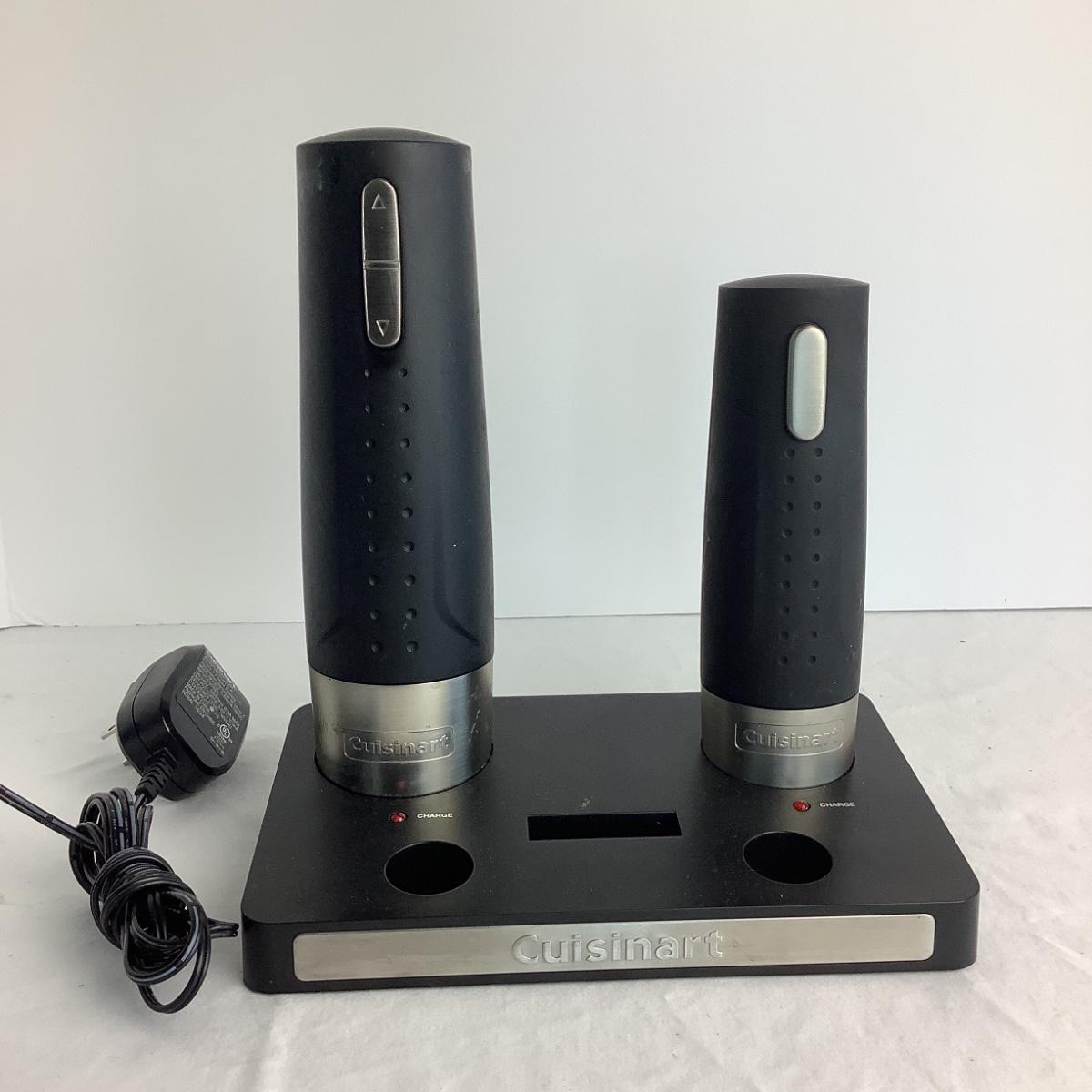 8565 Cuisinart Electric Salt & Pepper Grinder with Charging Station