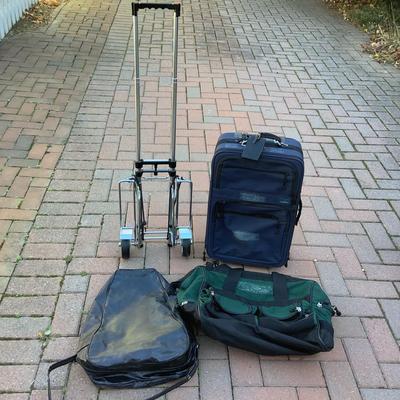 8571 Kart-a-Bag by Remin w/L.L. Bean Suitcase & 2 Travel Bags