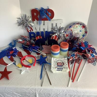 8573 4th of July Holiday Themed Decorations