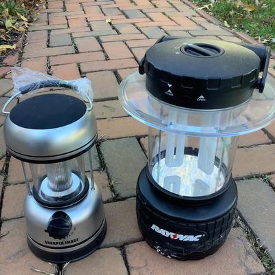 8574 Rayovac 8 D Cell Sportsman Area Lantern, Sharper Image Lantern, First Aid Kit, 2 Flashlights & Mosquito Repellent
