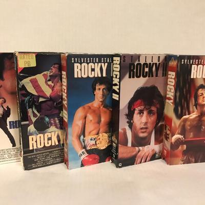 Rocky I-V VHS