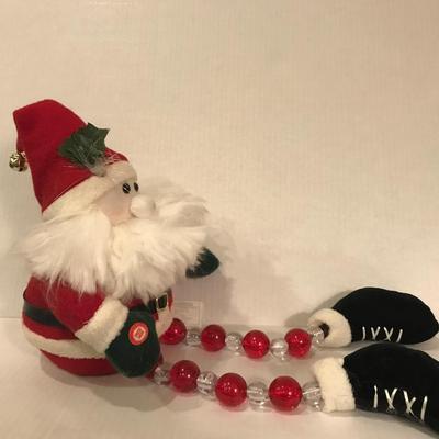 Light up Santa shelf sitter