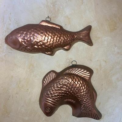 Copper fish molds