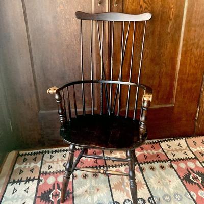 Painted wood chair