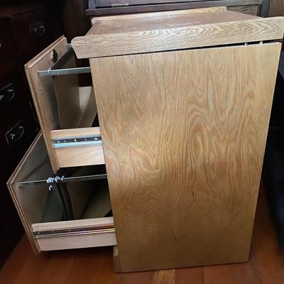 2 drawer letter size locking file cabinet with key