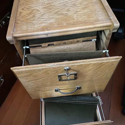 2 drawer letter size locking file cabinet with key