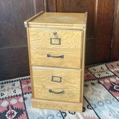 2 drawer letter size locking file cabinet with key