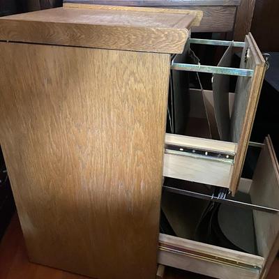 2 drawer letter size locking file cabinet with key
