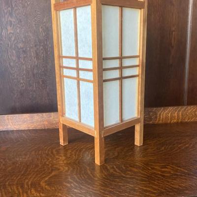 Lantern-style desk lamp