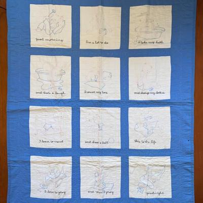 Antique baby’s quilt