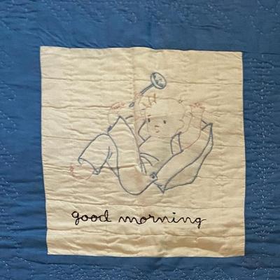 Antique baby’s quilt