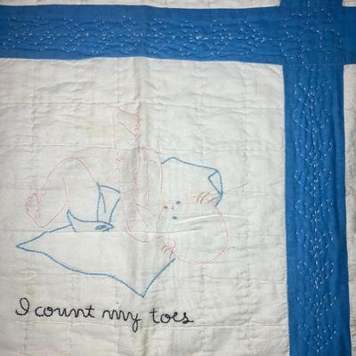 Antique baby’s quilt