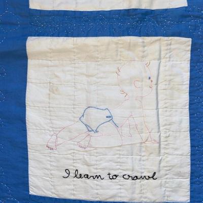 Antique baby’s quilt
