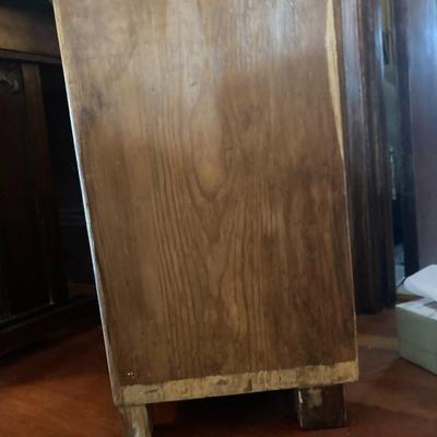Pine bedside cabinet