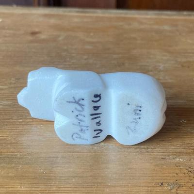 Signed miniature Zuni Bear