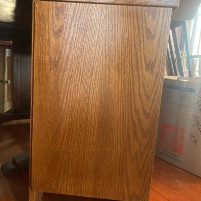 Craftsman style bedside table