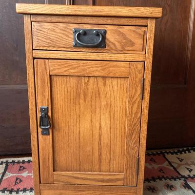 Craftsman style bedside table