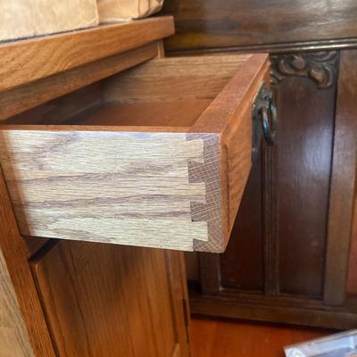 Craftsman style bedside table
