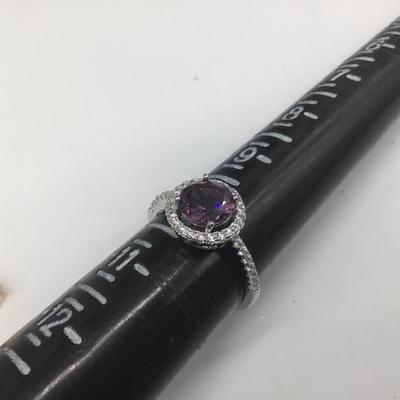 Large Purple Cocktail Ring