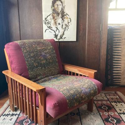 North Bay Bifold chair from Matsu, Berkeley  custom cushion cover