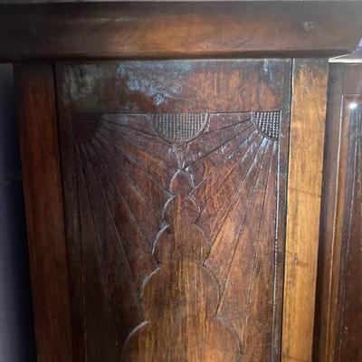 Refinished antique Teak cabinet