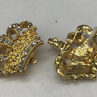 Large ðŸ‘‘ Crown Earrings