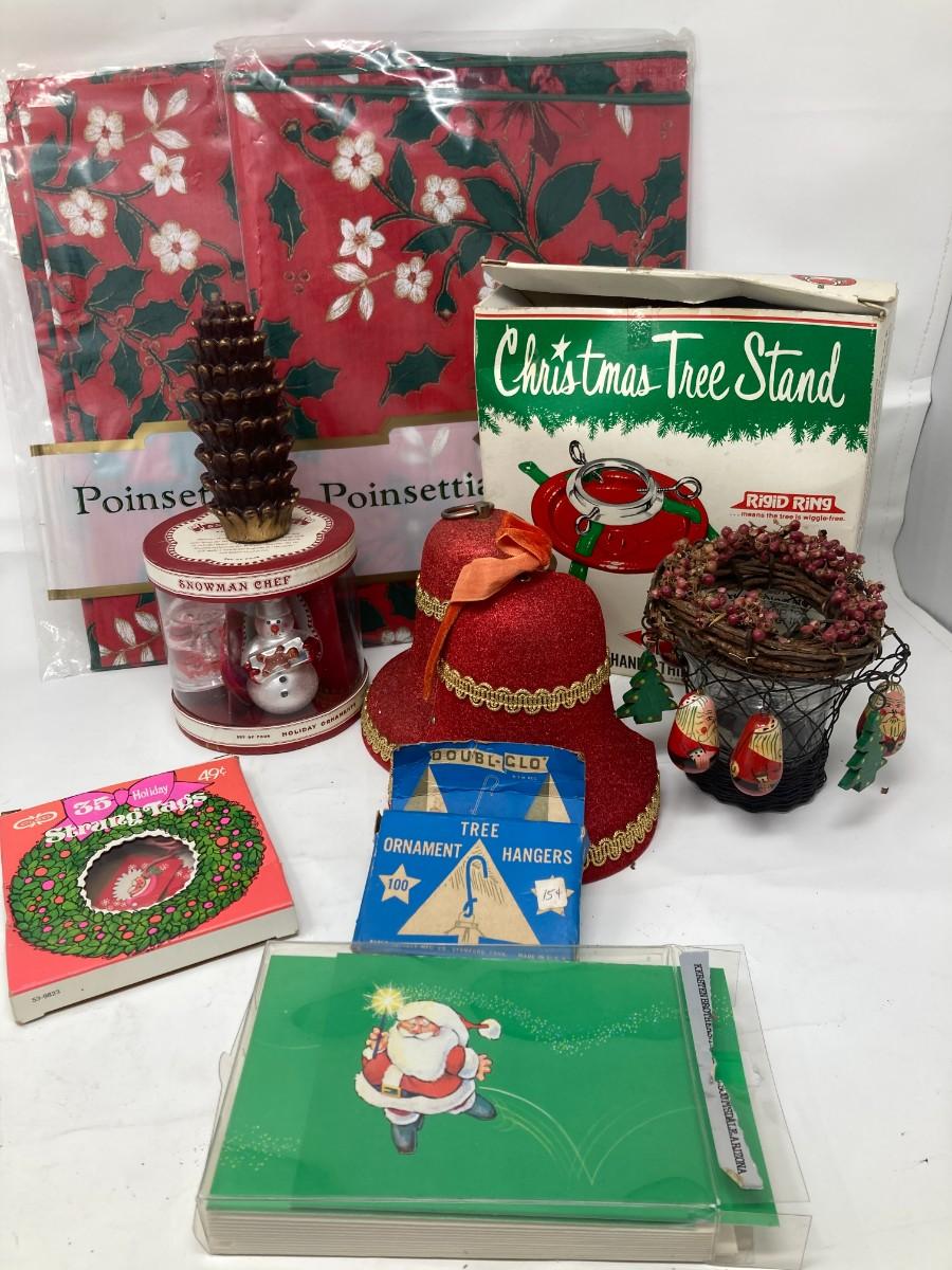 Lot of vintage Christmas items